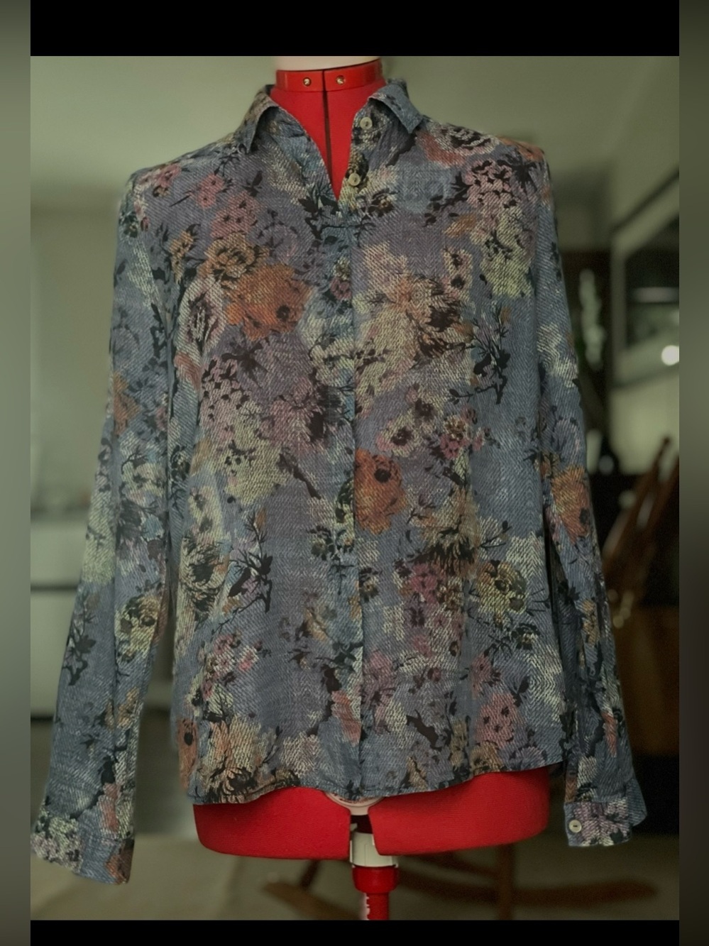 Floral Patterned Blouse 100% cotton